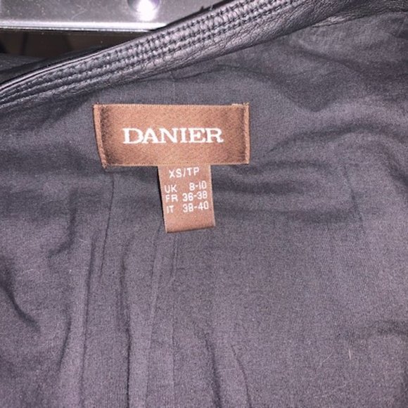 Black Danier Leather Jacket - Picture 4 of 6